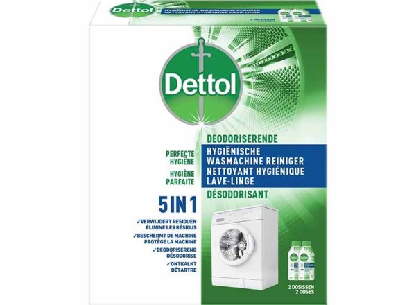 Dettol Hygiënische Wasmachine Reiniger - 2x250ml